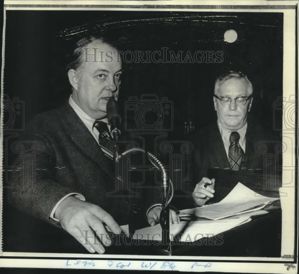 1972 Press Photo Senator Herman Decell and Senator W. B. Alexander- Historic Images