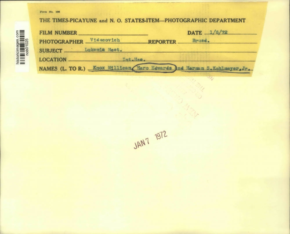 1972 Press Photo Group meeting about leukemia organization. - nob01025