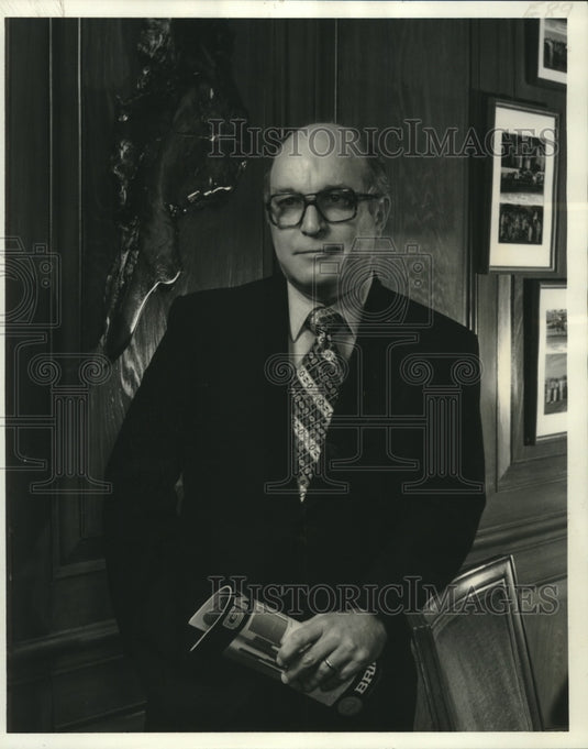 1979 Press Photo Benjamin J. Ericksen, President of Industrial Lumber Supplier- Historic Images