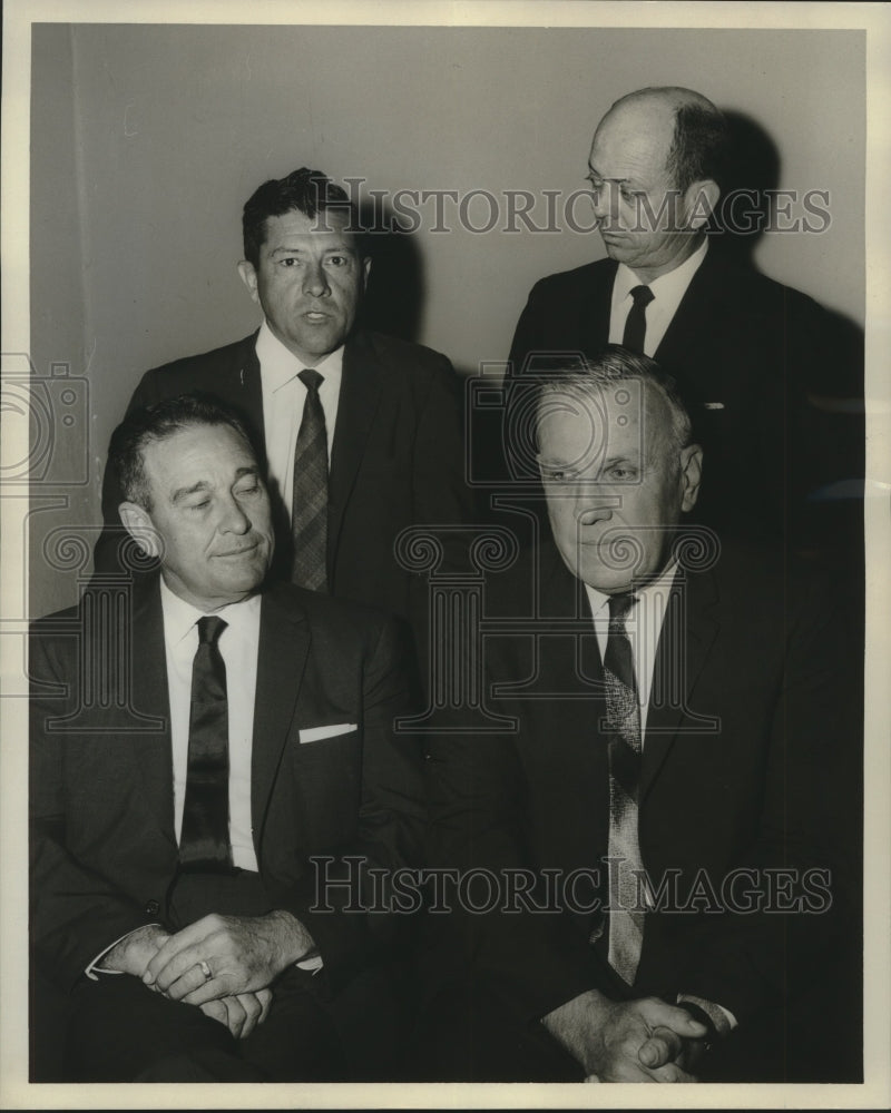 1963 Press Photo Orleans, Jefferson and St. Bernard parishes school officials