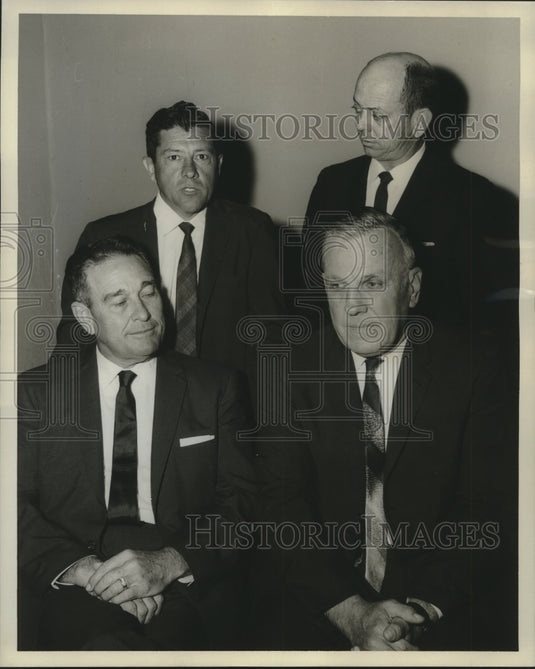 1963 Press Photo Orleans, Jefferson and St. Bernard parishes school officials