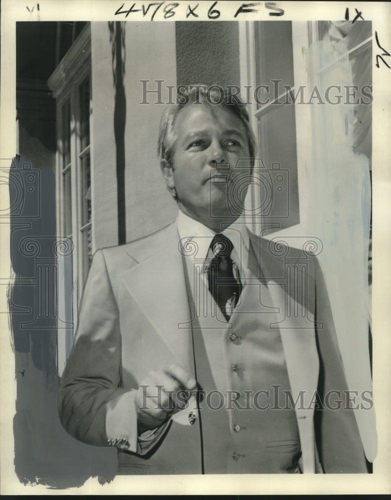 1976 Press Photo Governor Edwin Edwards at Beasely Trial- Historic Images