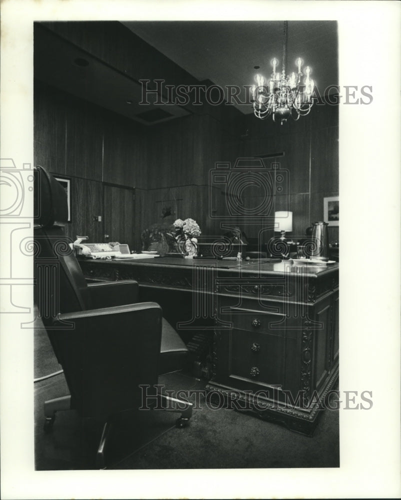 1978 Press Photo New Orleans Mayor Moon Landrieu&#39;s office.- Historic Images