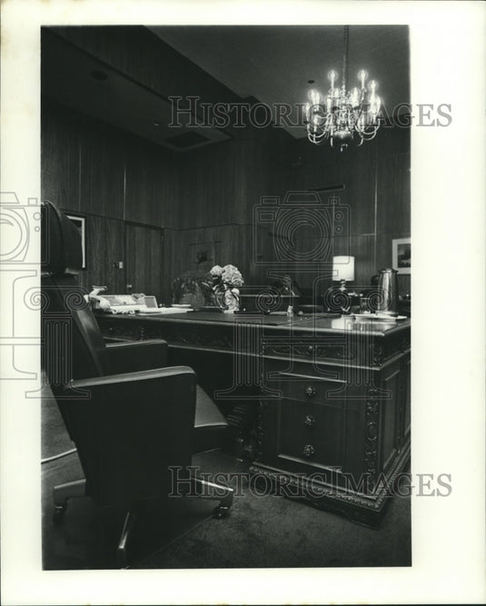 1978 Press Photo New Orleans Mayor Moon Landrieu's office.- Historic Images