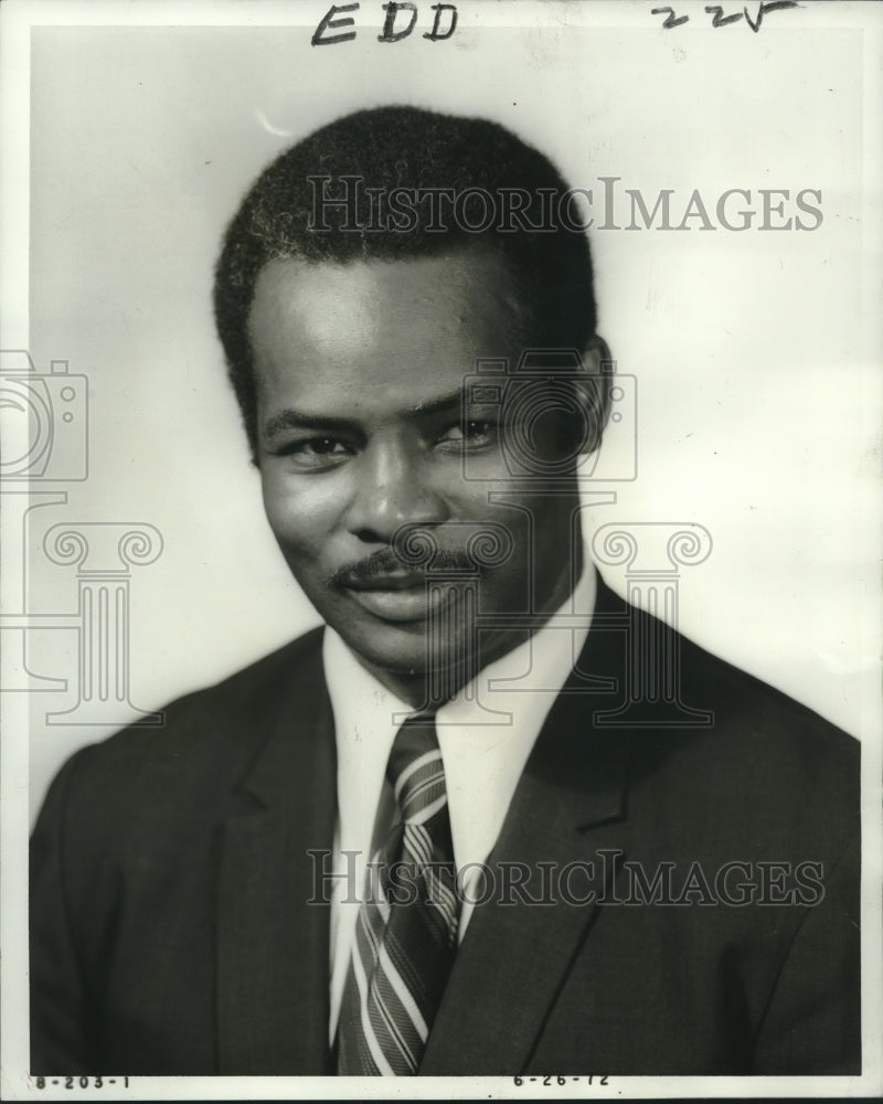 1972 Press Photo Herbert H. Eddington, Constitutional Convention Delegate- Historic Images