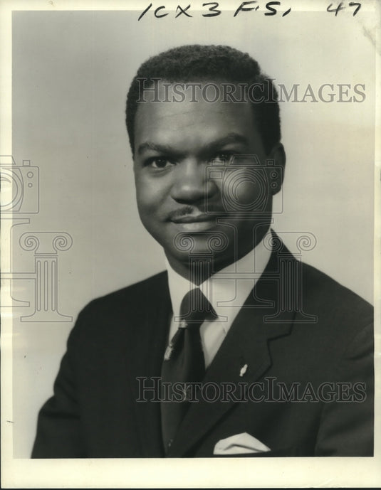1974 Press Photo United States Representative Walter E. Fauntroy, Democrat-NAACP