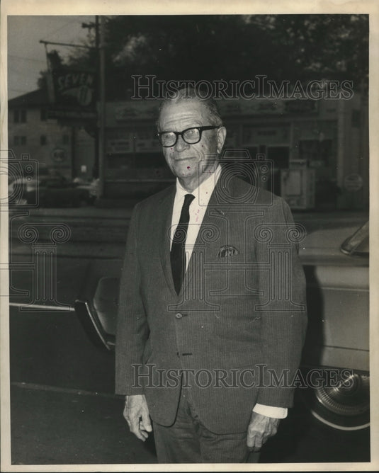 1969 Press Photo Son Allen Ellender at Funeral - nob03253
