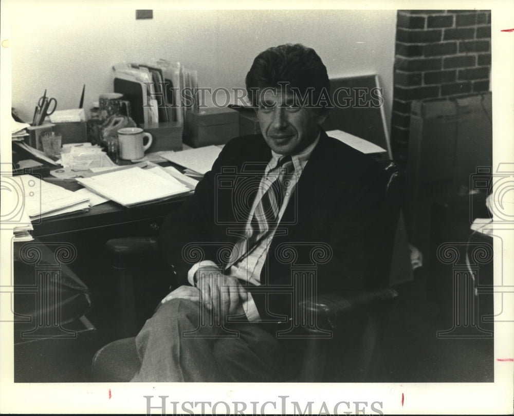 1983 Press Photo David Elkind at Office - nob03624