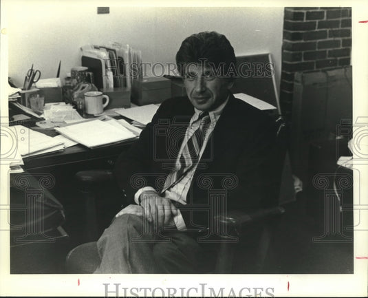 1983 Press Photo David Elkind at Office - nob03624