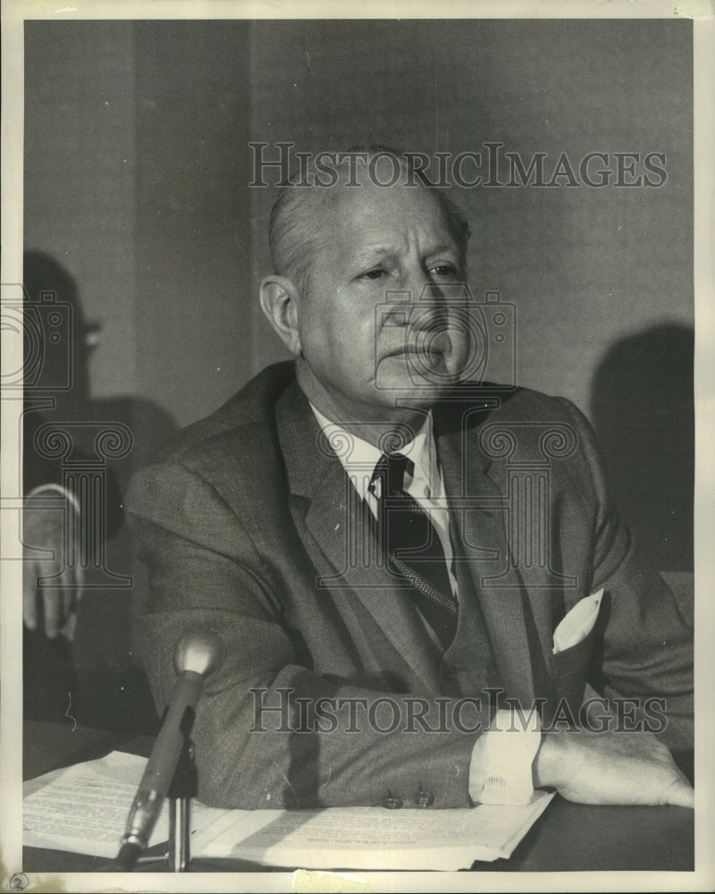 1969 Press Photo Darwin S. Fenner, Chairman Health Education in Louisiana at the