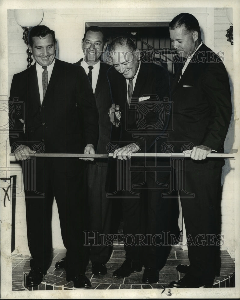 1963 Press Photo Participants in the official dedication of 1964 Parade of Homes