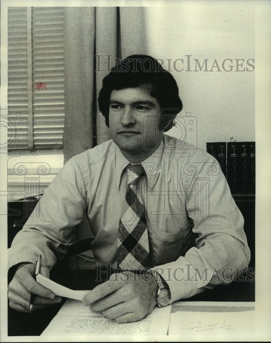 1975 Press Photo Michael Ellis, former chief of trial division in Orleans Parish