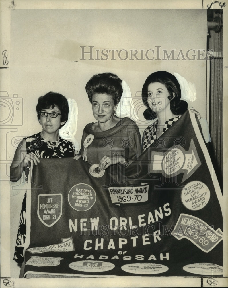 1970 Press Photo Top Officials of the New Orleans Chapter of Hadassah - Historic Images