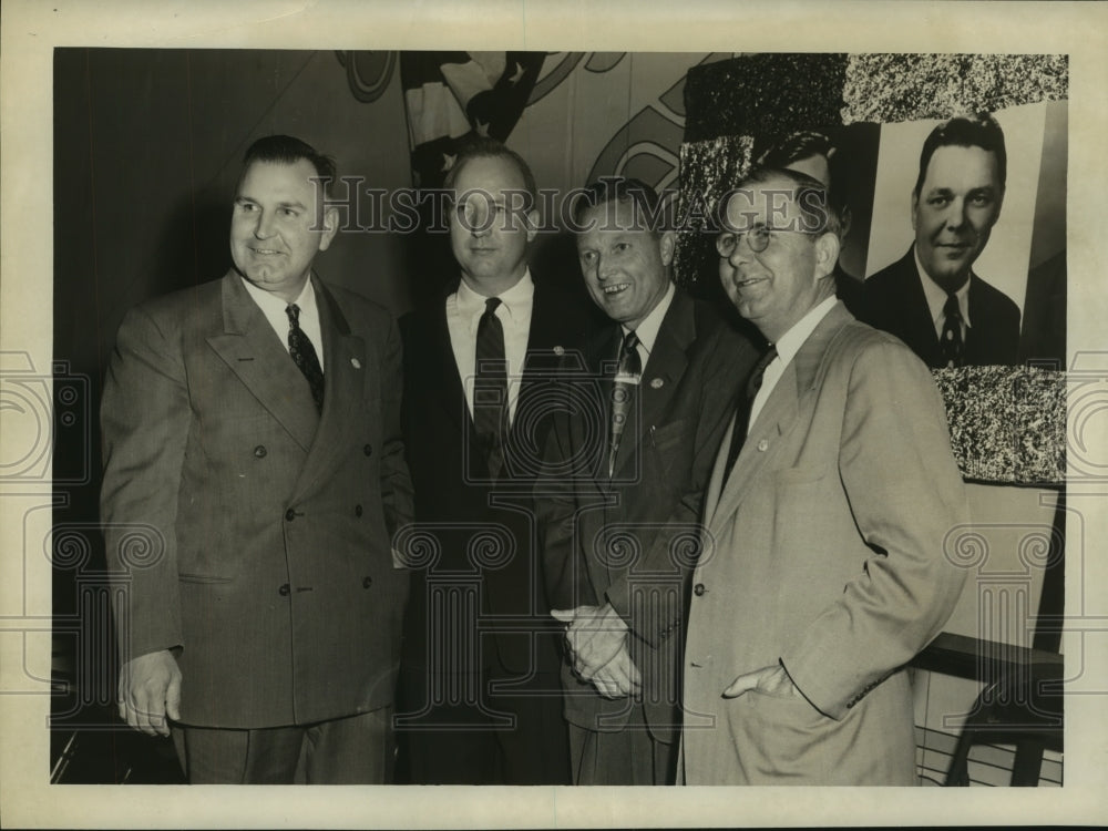 1952 Press Photo A group of Louisiana Resident attending a Memorial Dinner