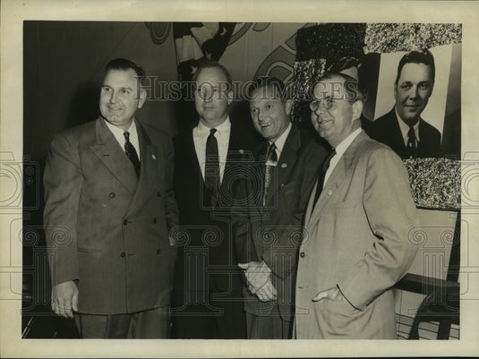 1952 Press Photo A group of Louisiana Resident attending a Memorial Dinner