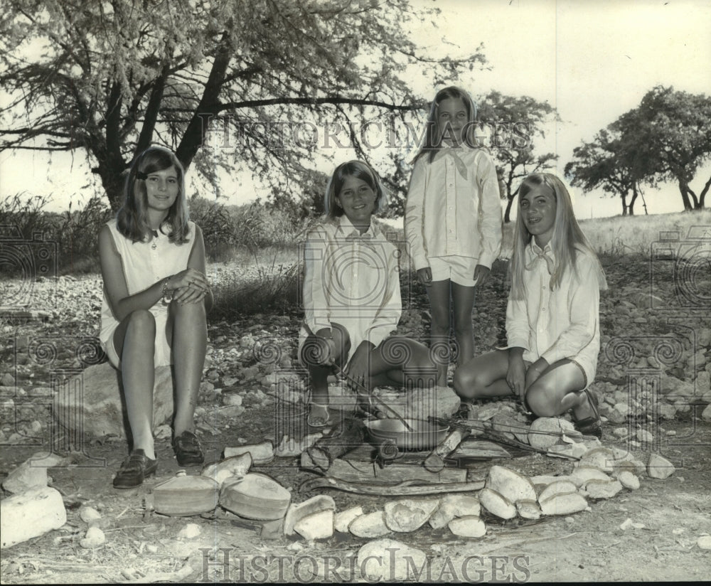 1969 Press Photo Camp Arrowhead on the banks of Guadalupe River near Kerrville- Historic Images