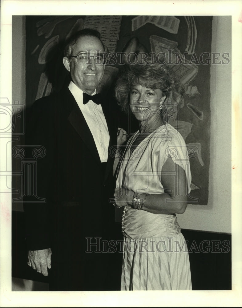 1968 Press Photo Ramsey and Eva Farley at United Way event. - nob05675