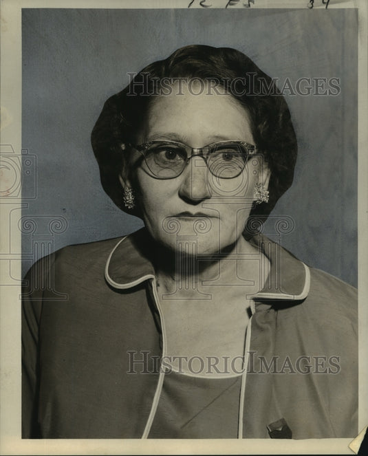 1955 Press Photo Mrs. Anthony H. Cline of Louisiana - nob05740