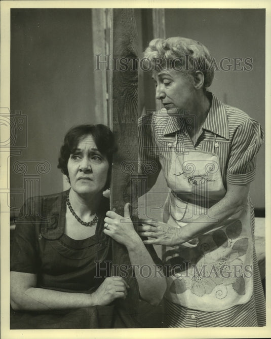 1976 Press Photo Friesa Forrest & Mary Margaret M'Elrea in "Picnic" at Le Petit- Historic Images
