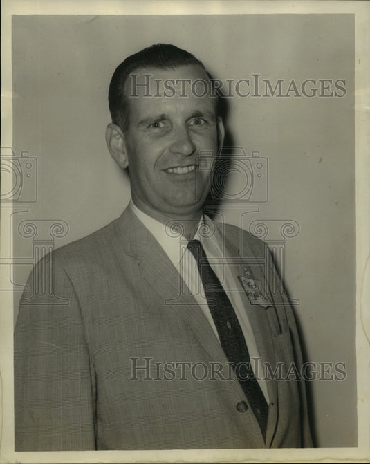 1960 Press Photo Stetson Fitz Wilson of Couples' Club at St. Pauls Church- Historic Images