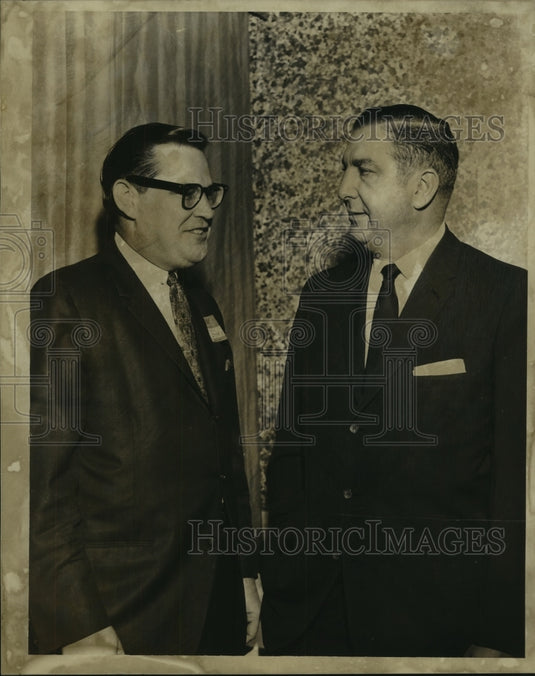 1967 Press Photo Police Scholarship Drive with Norris Fitzmorris & Giarusso.