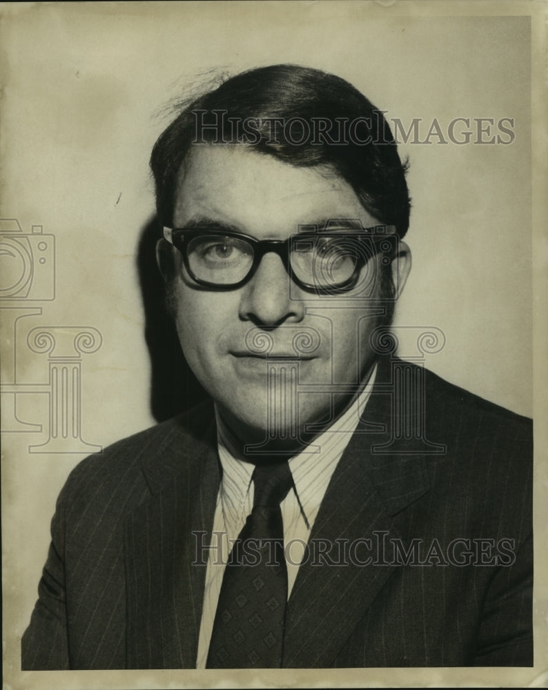 1969 Press Photo Dr. Leonard J. Fein, speaker at Jewish Community Center
