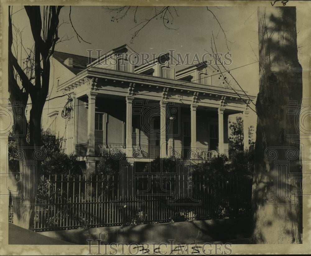 1973 Press Photo New Orleans Landmark  The Delachaise Home on Camp- Historic Images