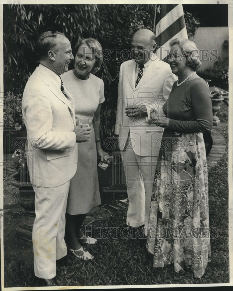 1977 Press Photo Members of the Society of Colonial Wars in Louisiana- Historic Images