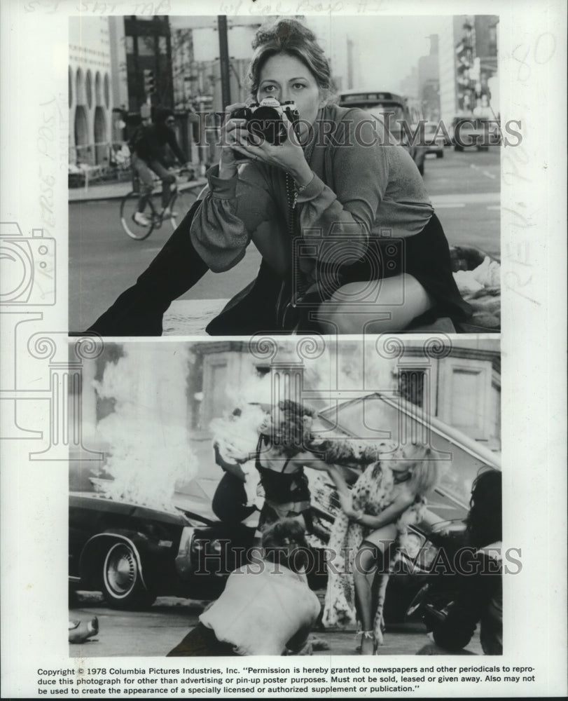 1978 Press Photo Faye Dunaway stars in film "Eyes"- Historic Images