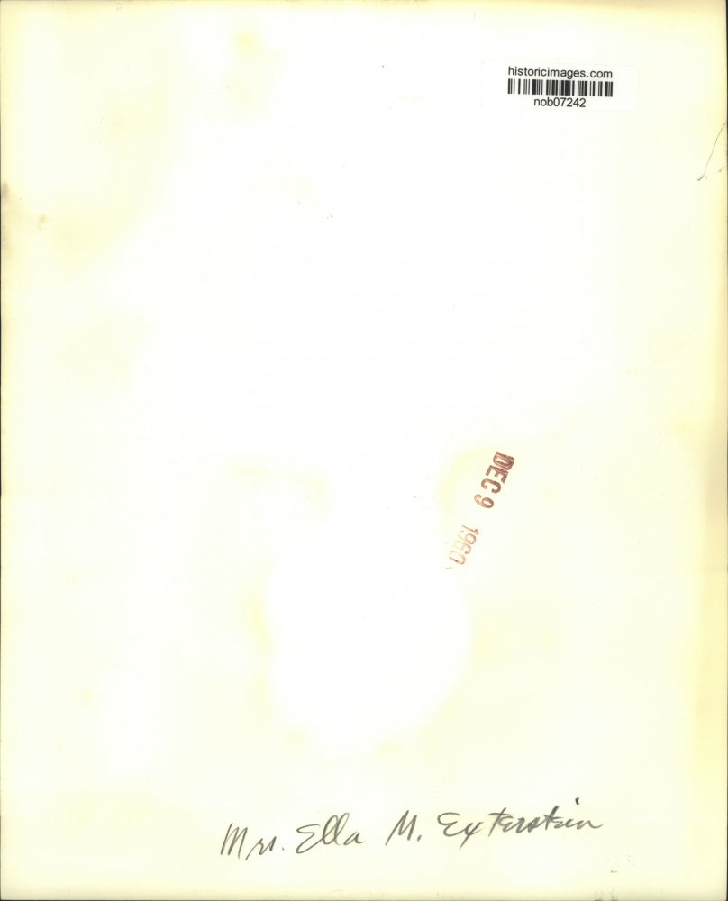 1960 Press Photo Mrs. Ella M. Exsterstein wearing precious pearls - nob07242