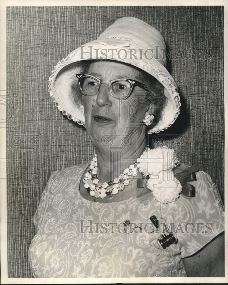 1963 Press Photo Ella Exterstein, President Crescent City Council Telephone Club- Historic Images