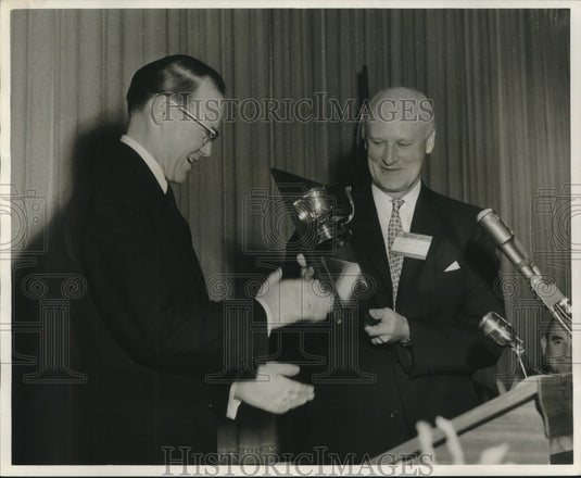 1963 Press Photo Governor John H. Reed and Hon. Gurney Evans at Royal Orleans