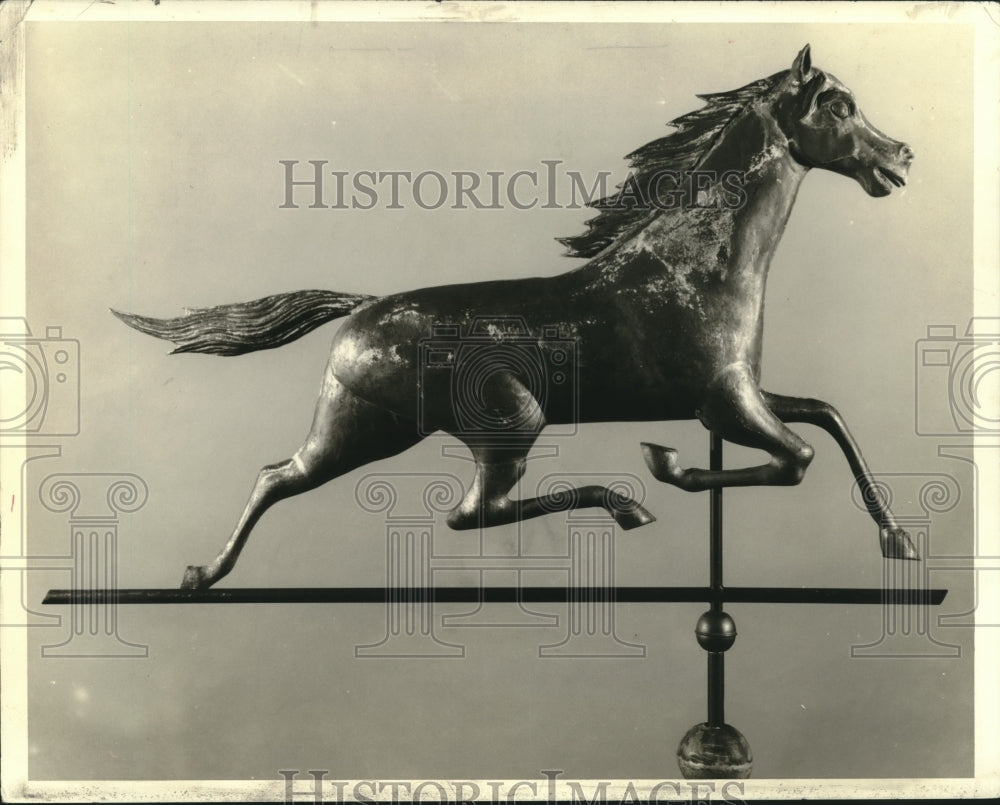 1975 Press Photo Flying Horse weather-vane at NOMA - nob08143
