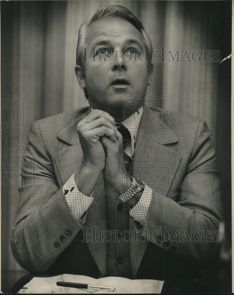 1975 Press Photo Governor Edwin Edwards of Louisiana- Historic Images