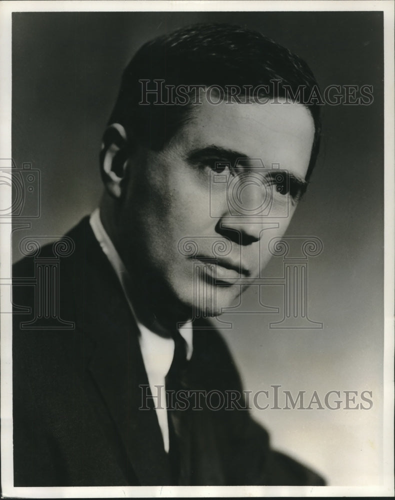 1964 Press Photo William Emerson of The Post, speaker at Champagne Breakfast