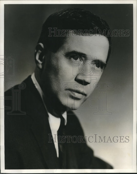 1964 Press Photo William Emerson of The Post, speaker at Champagne Breakfast