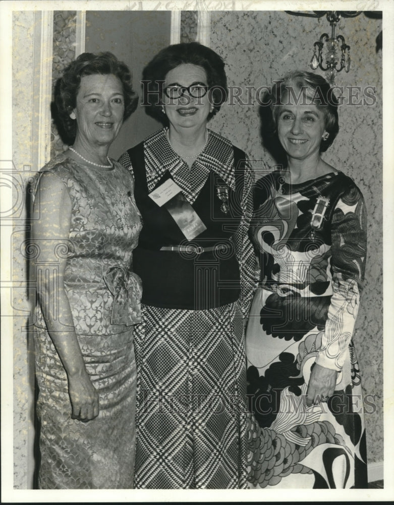 1974 Press Photo Louisiana Society Daughters of the America Revolution members