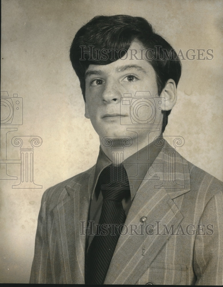 1971 Press Photo Alan Fisher, president of Aleph Zadik Aleph chapter No. 1108