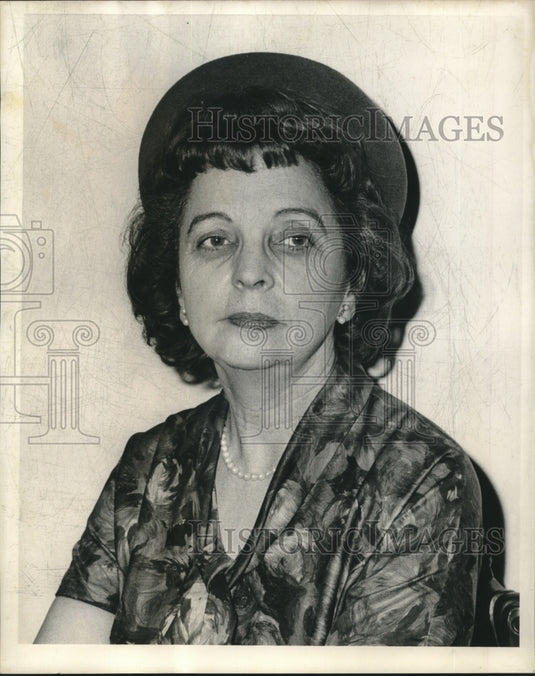 1966 Press Photo Mrs. Felt Women's Auxiliary of the Chamber of Commerce Pres