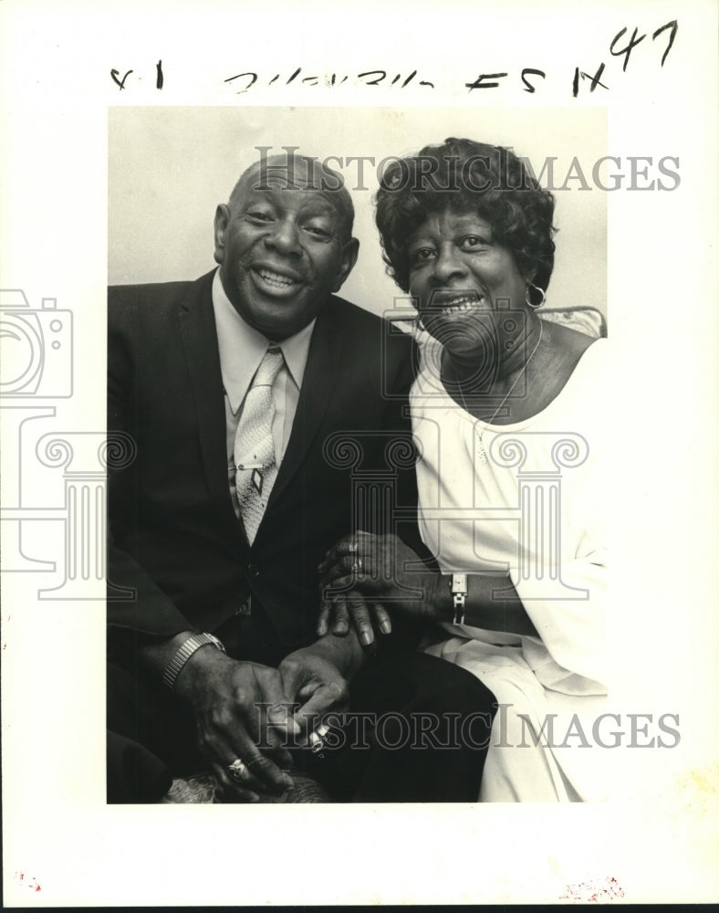 1978 Press Photo Mr. &amp; Mrs. Richard Francois Sr. celebrate golden anniversary- Historic Images