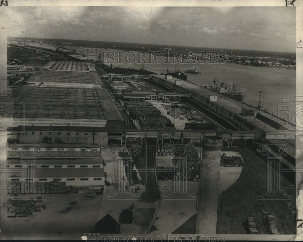  Press Photo Foreign Trade Zone in New Orleans- Historic Images