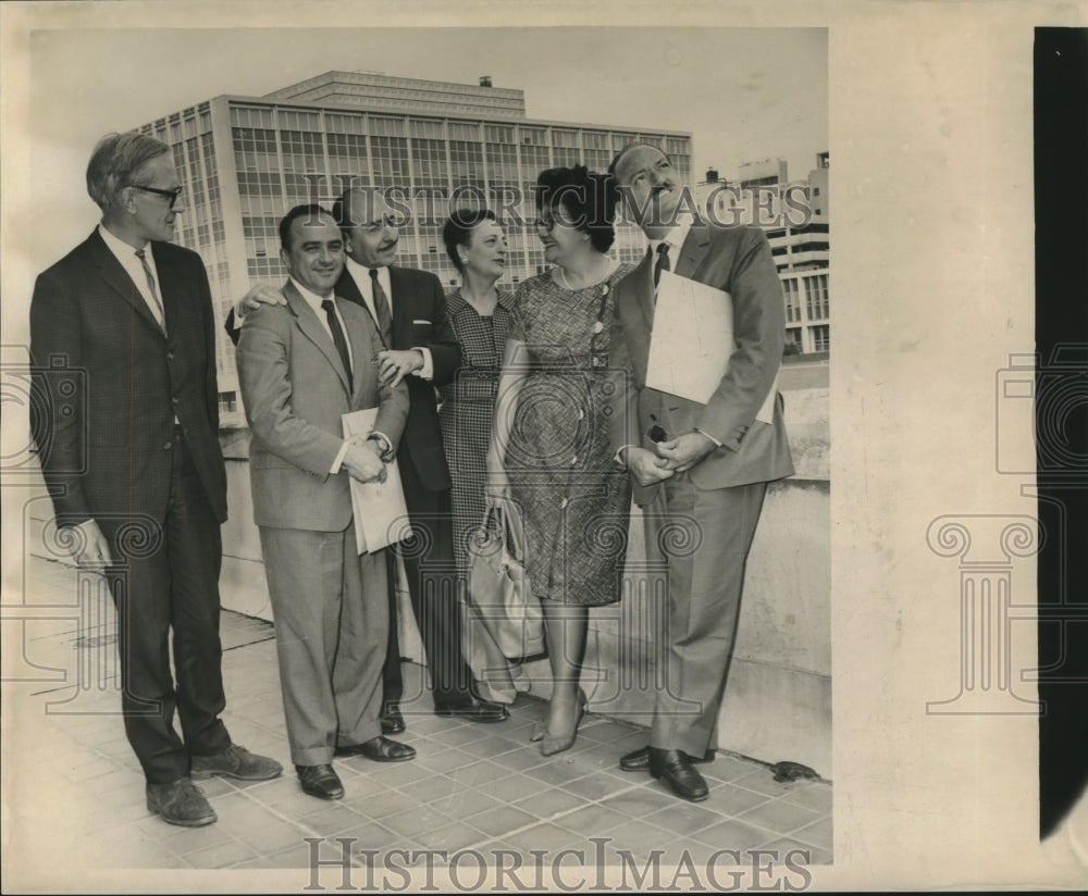 1962 Press Photo Foreign Travel Writers - nob10078