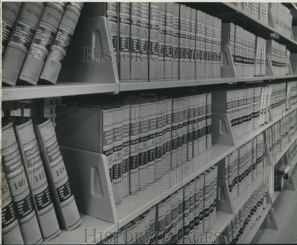 1973 Press Photo Law Library of 5th Circuit Court of Appeal.- Historic Images