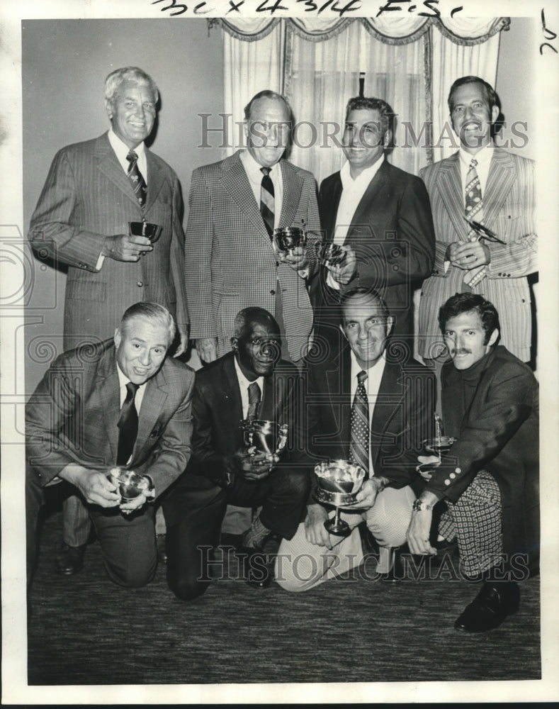 1973 Press Photo Winners in the City Park Tennis Club tournament. - nob11522- Historic Images