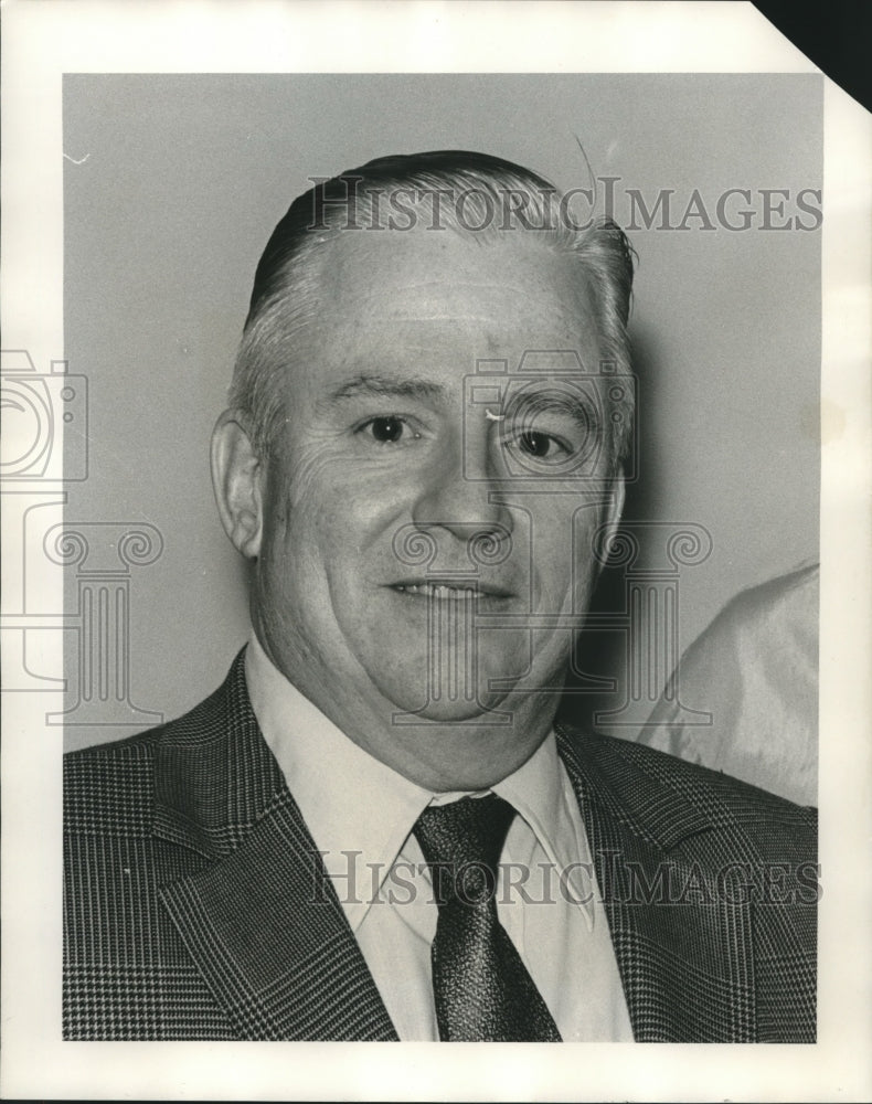 1971 Press Photo James Jack Fox, City Park Tennis Club President - Historic Images