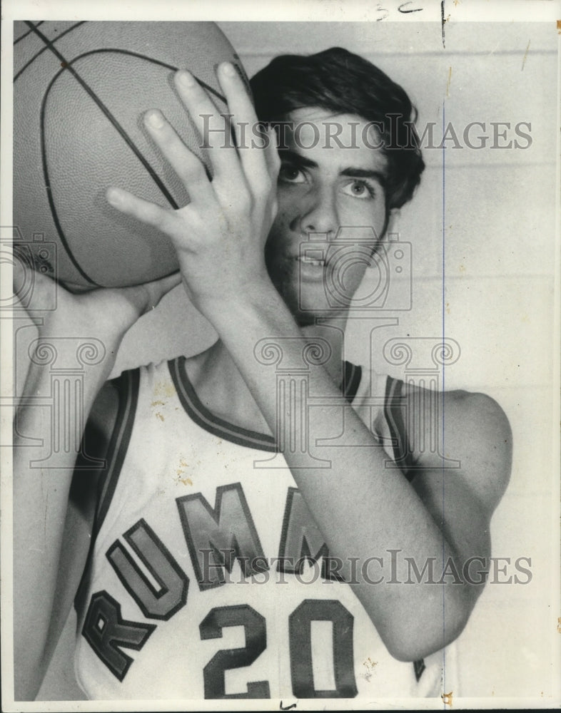 1971 Press Photo Mike Fisher, Rummel Cagers - nob11705