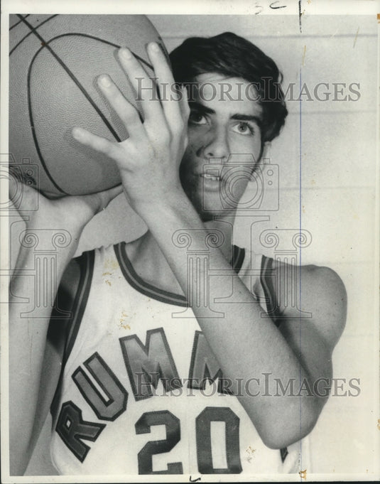 1971 Press Photo Mike Fisher, Rummel Cagers - nob11705