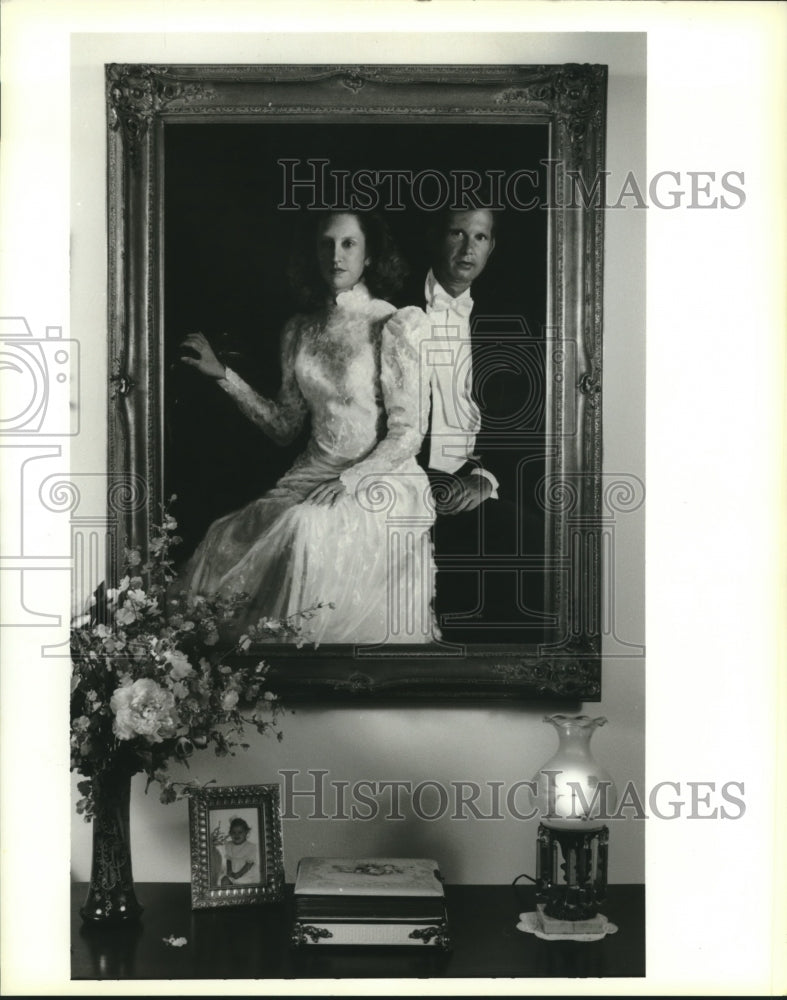  Press Photo Portrait of Kim and Mike Felger- Historic Images