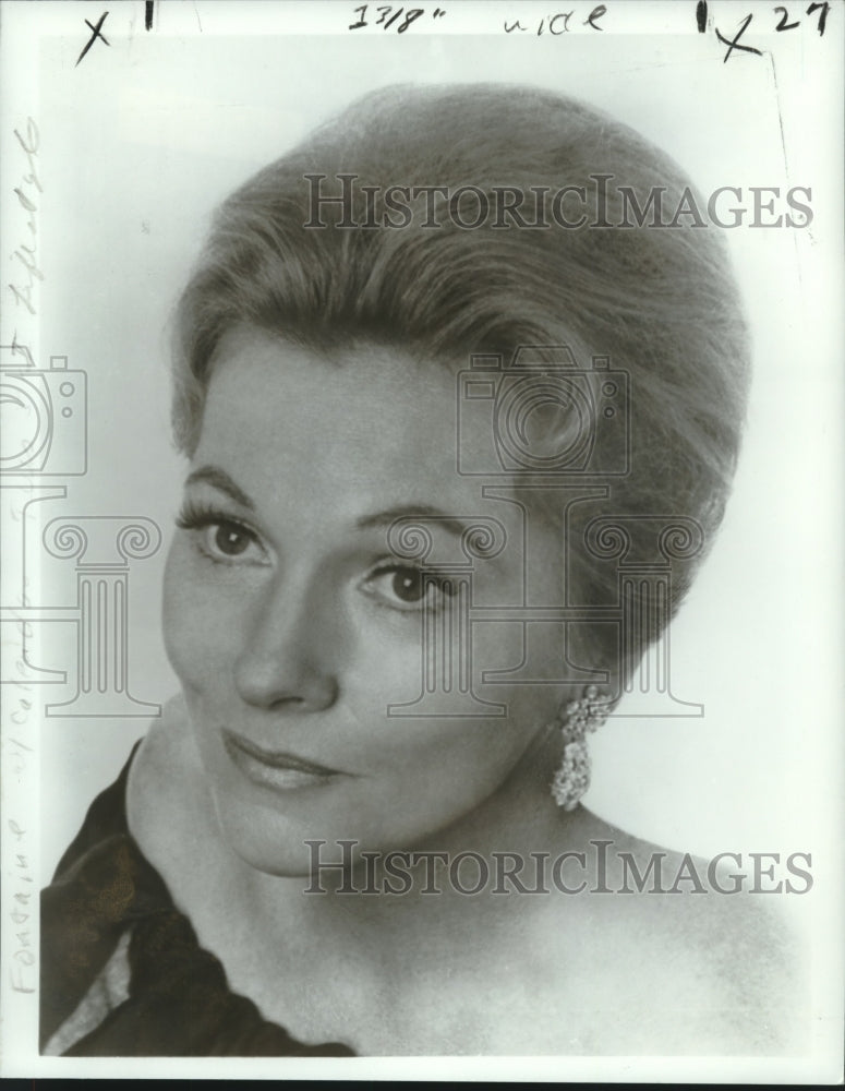 1978 Press Photo Joan Fontaine, actress- Historic Images