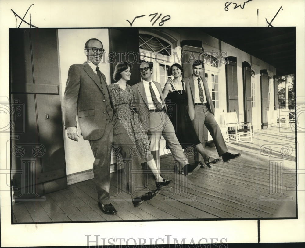 1978 Press Photo Louisiana Landmark Society members practice &quot;Bamboula Polka&quot;- Historic Images